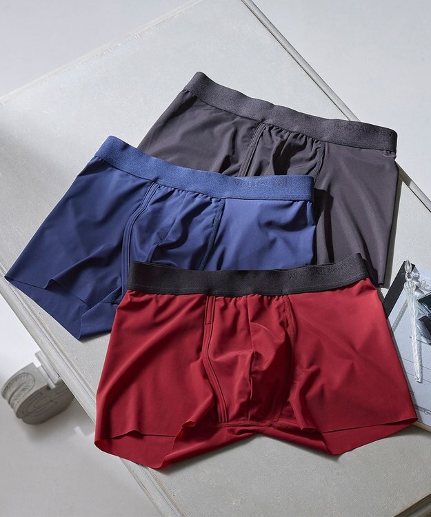 WACOAL MEN WACOAL MEN 【気持ちいいパンツ】 ボクサーパンツ 動きにフィット フロントの安定性・快適性 フリーなカッティング(裾部分) 通気性(肌側) 前閉じ 下着 メンズ WT3418 /ワコールメン コン