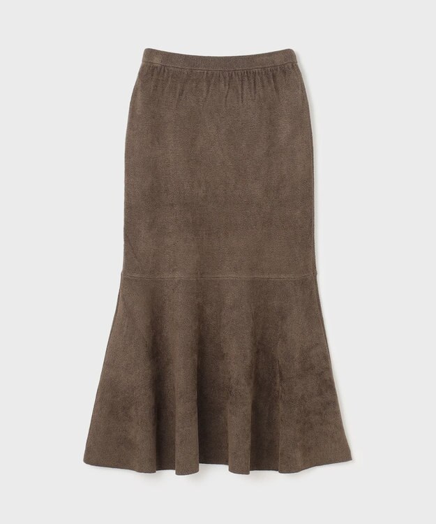 GRACE CONTINENTAL モールニットスカート ブラウン