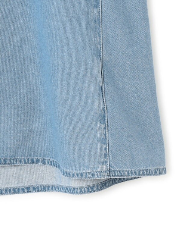 23区 S 【Oggi4月号掲載/洗える】23区DENIM ライトダンガリー ブラウス ライトインディゴ