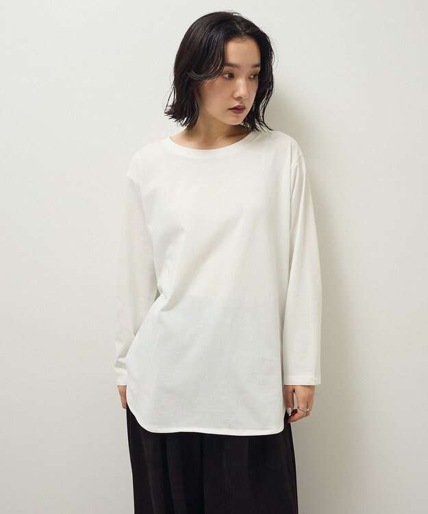 Green Parks 裾ラウンドホワイトインナー Off White