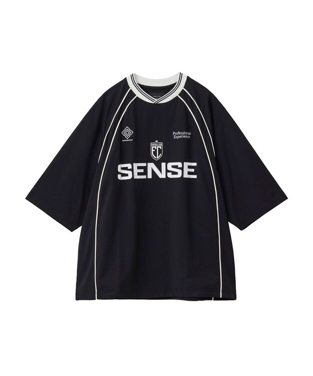 CRAFT STANDARD BOUTIQUE 接触冷感/UVカット/イージーケア/ストレッチ/ゲームシャツ-B Black