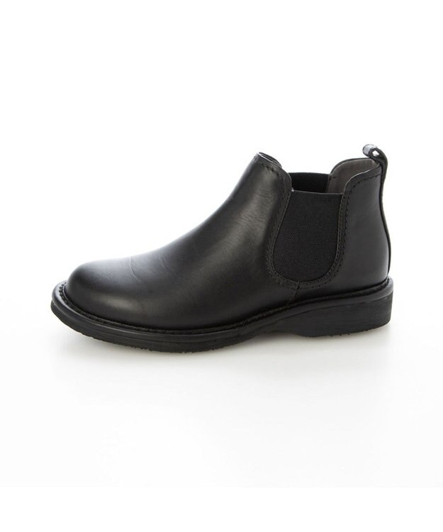 ing <ing>【サスティナブル】サイドゴアデザインアンクルブーツ ブラック