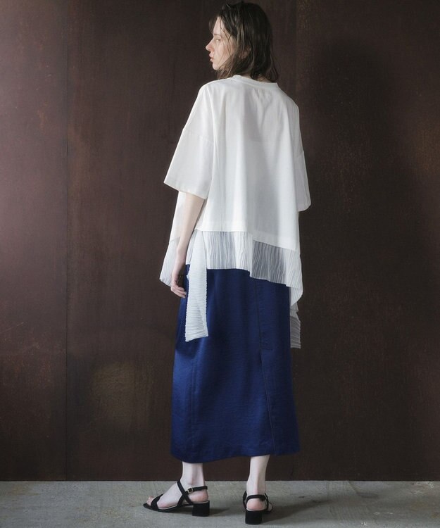 YECCA VECCA 裾アシメデザインプルオーバー White