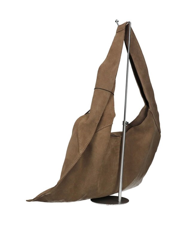 INTER-CHAUSSURES 【ANDREA CARDONE】スエードショルダーバッグ ベージュスウェード