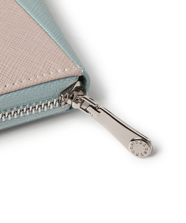 style code 【MERCURYDUO/マーキュリーデュオ】ダイアナ　トリコカラーRFロングウォレット ミント