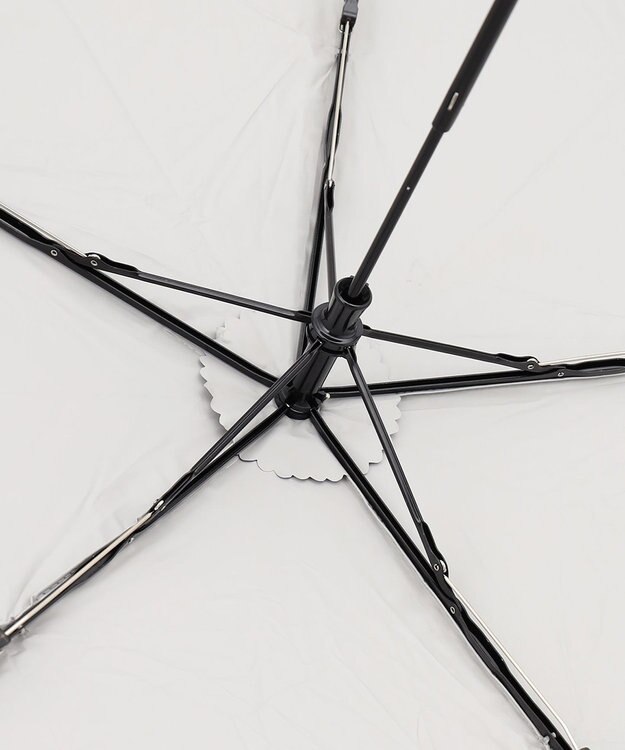 ANY SIS 【晴雨兼用】スーパーライトレオパード 折りたたみ傘 ライトグレー系