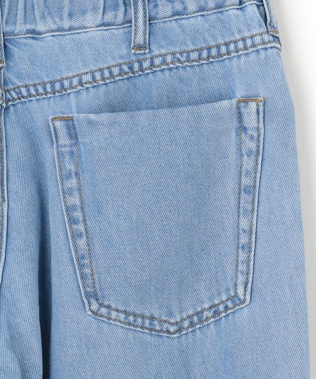 J.PRESS YORK STREET 【WOMEN】ソフトワイドデニム パンツ ダルブルー系