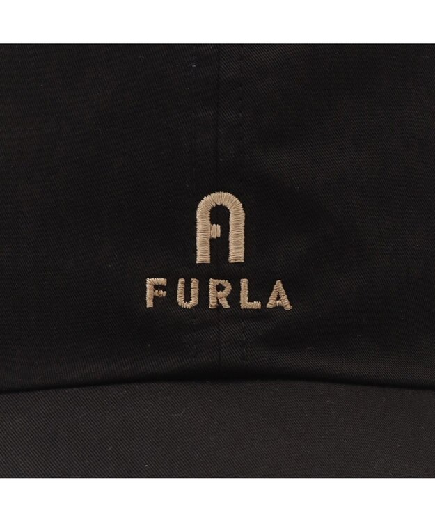 MOONBAT FURLA(フルラ)スカーフ×キャップ 帽子 UVカット ブラック