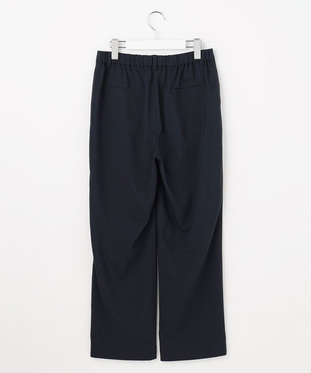 J.PRESS LADIES L 【セットアップ対応】ファンマートロストレッチ テーパード パンツ ネイビー系