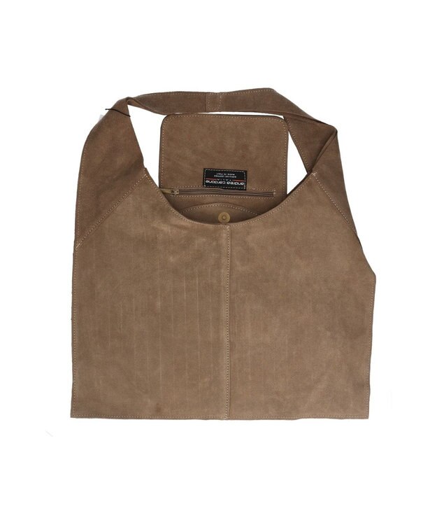 INTER-CHAUSSURES 【ANDREA CARDONE】スエードショルダーバッグ ベージュスウェード