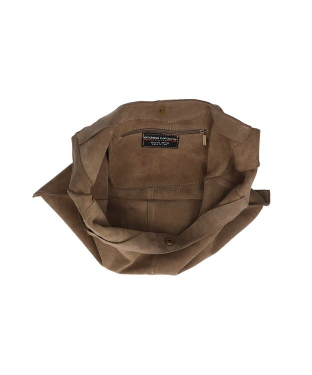 INTER-CHAUSSURES 【ANDREA CARDONE】スエードショルダーバッグ ベージュスウェード