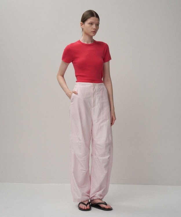 ATON FRESCA CIRCULAR RIB | パーフェクトフィットプルオーバー PINK