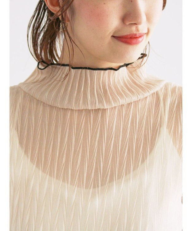 Te chichi ランダムプリーツシアーインナー クリーム