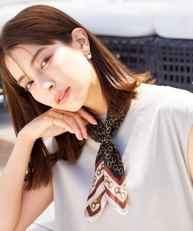 Tiaclasse アソートスカーフ Aグレージュ