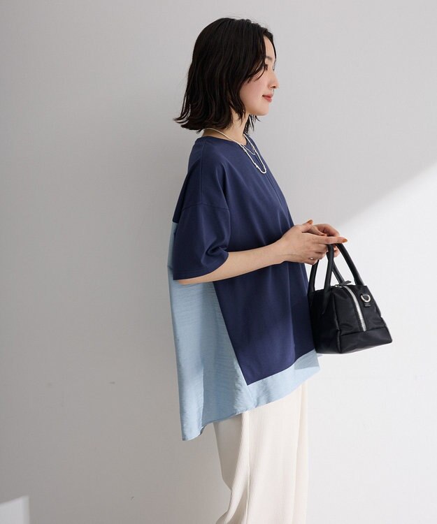 Green Parks バックタックドッキングプルオーバー Navy