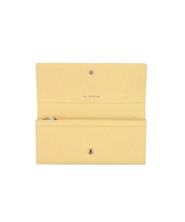 CLATHAS フィグ 被せ長財布 クリーム