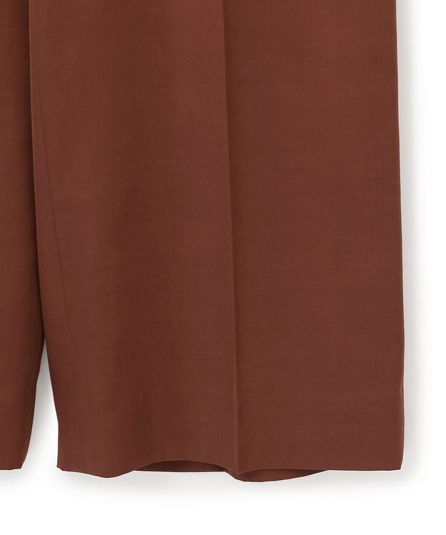 ICB L 【30th ANNIVERSARY】ヴィスコースウールツイル ワイドパンツ マホガニー系