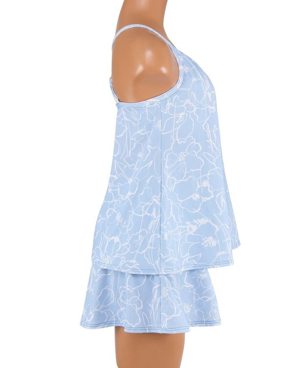 San-ai Resort（三愛水着楽園） 【SALE】タンキニ３点セット　13L　【San-ai Resort（サンアイリゾート）】 ブルー