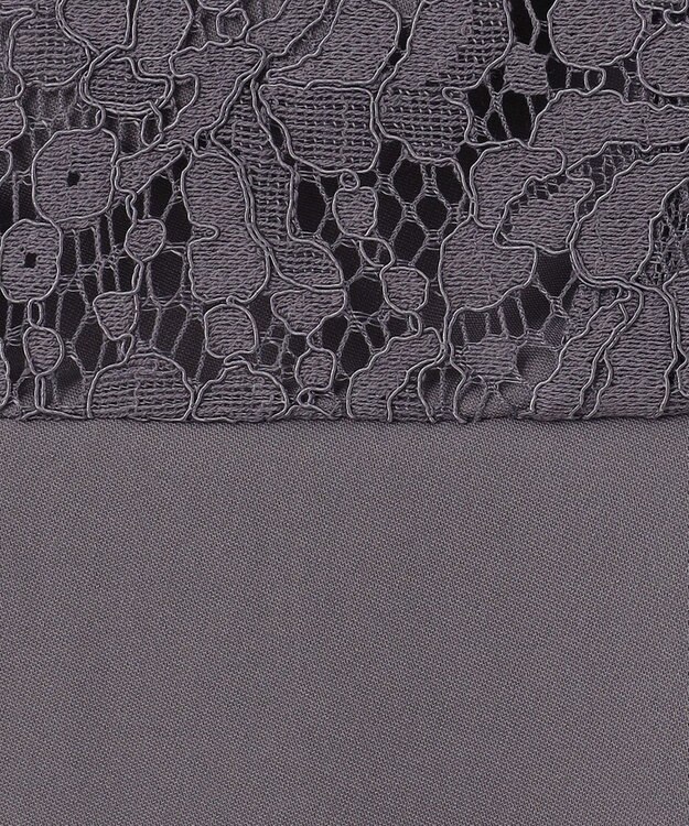 ANY SIS S 【洗える】Nobleコンビ ドレス スレート