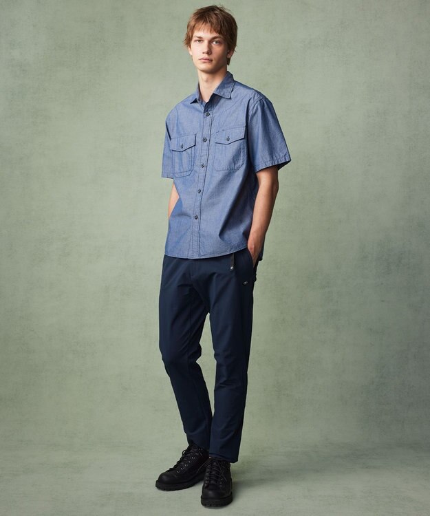 JOSEPH ABBOUD MOUNTAIN 【7ポケット/撥水性/ソフト】ハイパワー2WAYストレッチパンツ ネイビー系