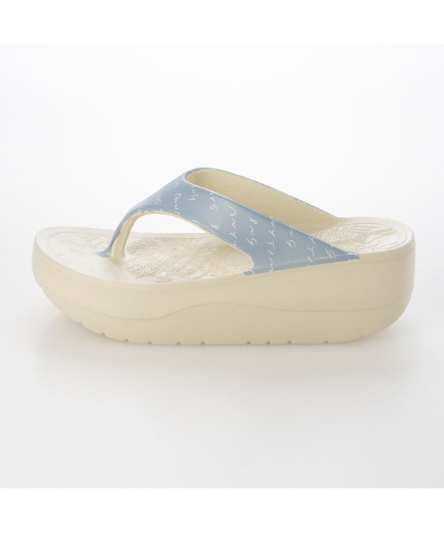 ing <ing>【3E】リカバリートングサンダル グレー