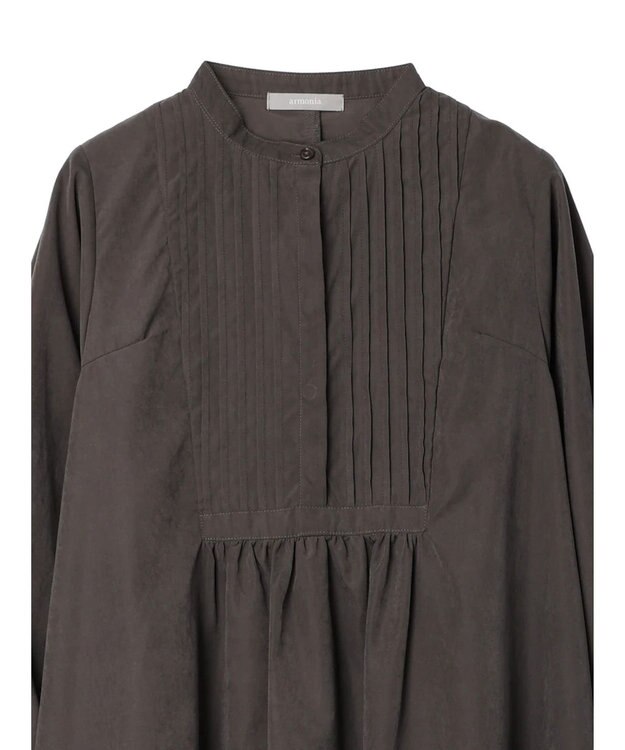 Green Parks armonia．ピンタックワンピース Charcoal Gray