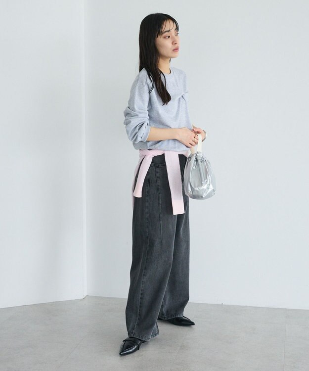 CRAFT STANDARD BOUTIQUE パレットドローストリングバッグ Silver