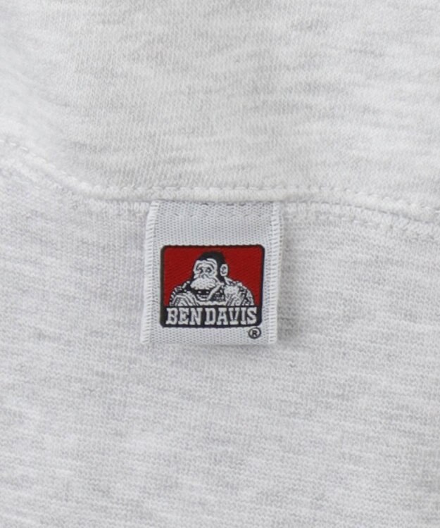 WEGO 【ユニセックス着用ITEM/MLサイズ展開/裏起毛】別注BENDAVISプランプロゴプルオーバー アッシュグレー