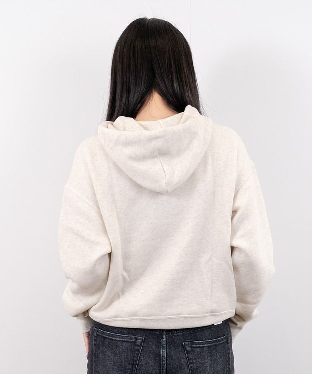 caqu ふわとろフーディー ivory