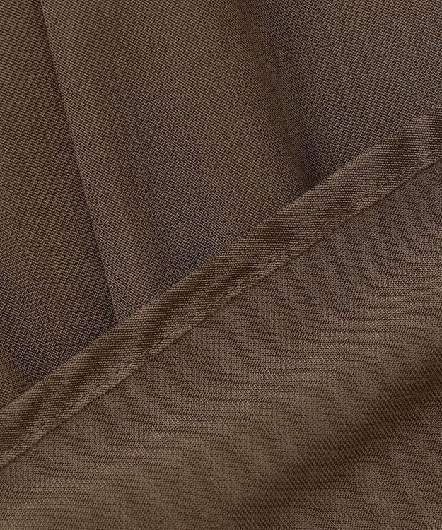 23区 S 【洗える】クリアトリコットジャージー ギャザーフォルム カットソー カーキ系