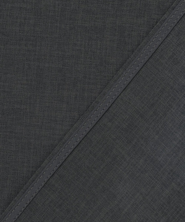 BEIGE， 【イージーケア】BATEAU / Vネック ギャザーブラウス Charcoal