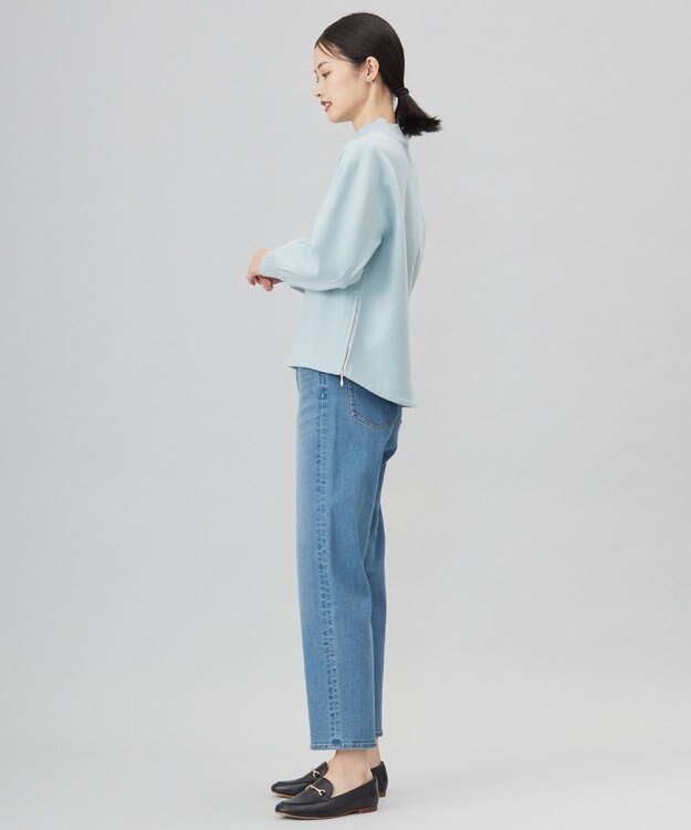 J.PRESS LADIES 【WEB限定カラーあり】ニードルパンチ カットソー 【WEB限定】ミント系