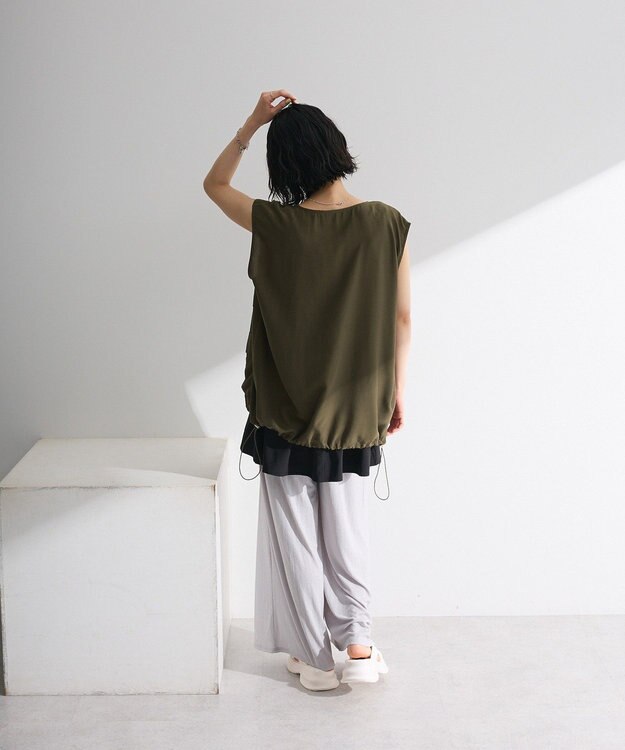 Green Parks シアーミリタリーベスト Black