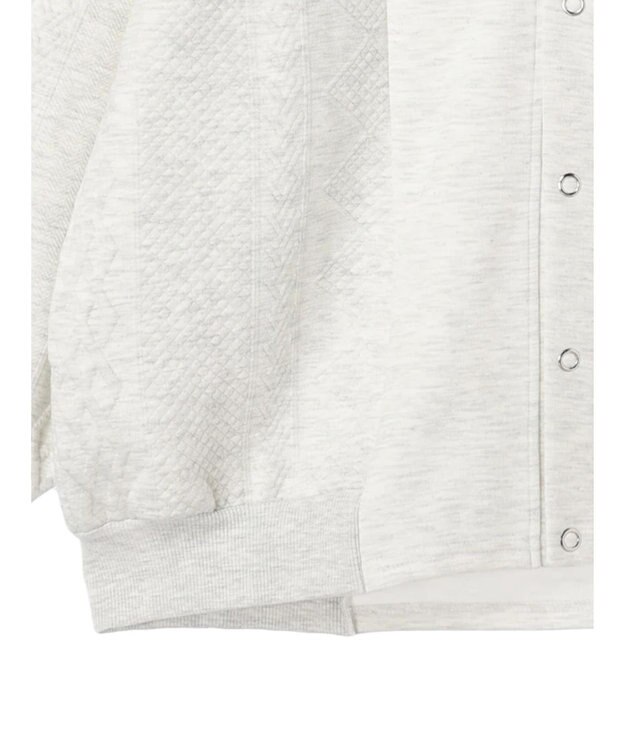 CRAFT STANDARD BOUTIQUE JQカット切り替えカーディガン2 Oatmeal