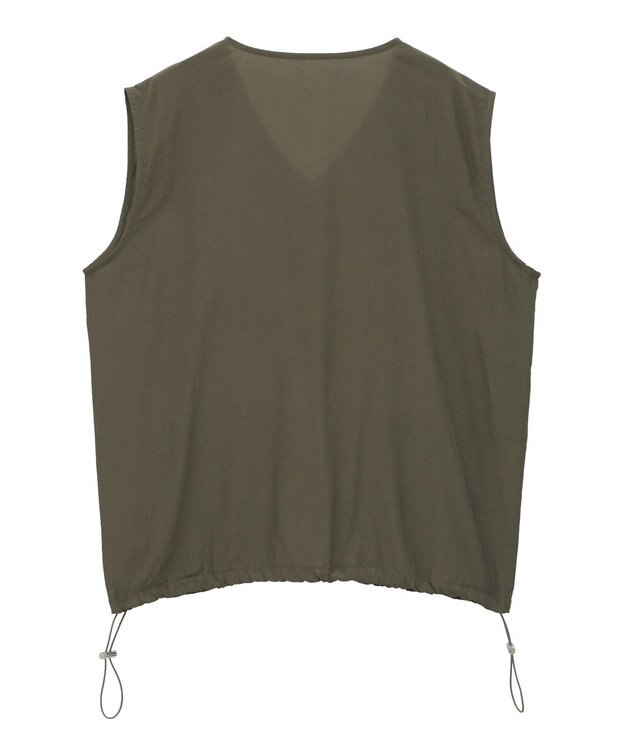 Green Parks シアーミリタリーベスト Black