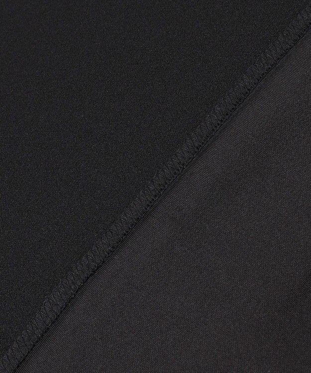 ICB 【洗える】ジョーゼットジャージー  ドルマンスリーブプルオーバー ブラック系