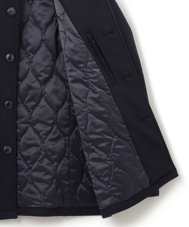 J.PRESS MEN ショートカーコート スタンドカラーブルゾン ネイビー系