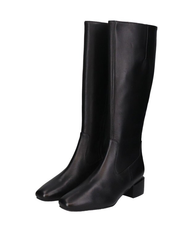 Bridget Birkin 【PARADIS COULEUR】スクエアトウロングブーツ ブラック