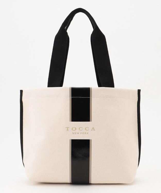 TOCCA 【A4サイズ対応・WEB＆一部店舗限定】PASSI CANVASTOTE キャンバス トートバッグ オフ系