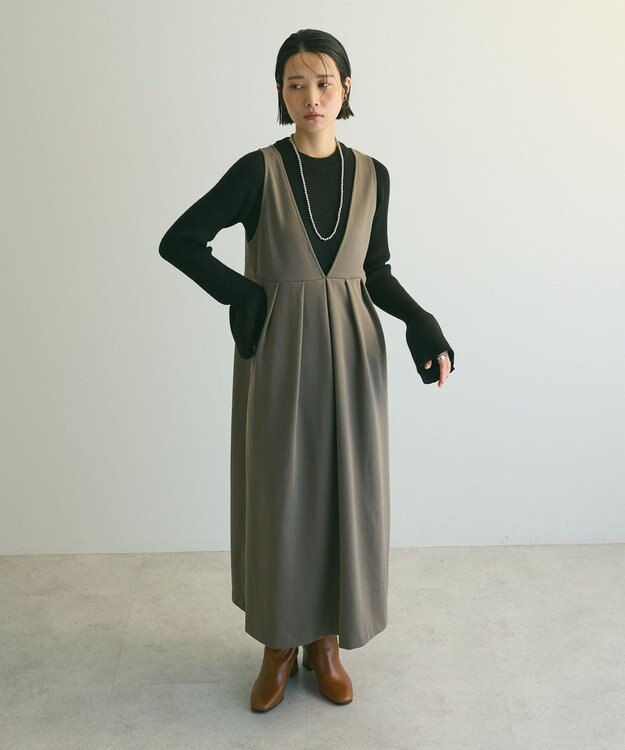 Green Parks armonia.前後２ｗａｙポンチジャンスカ Charcoal Gray