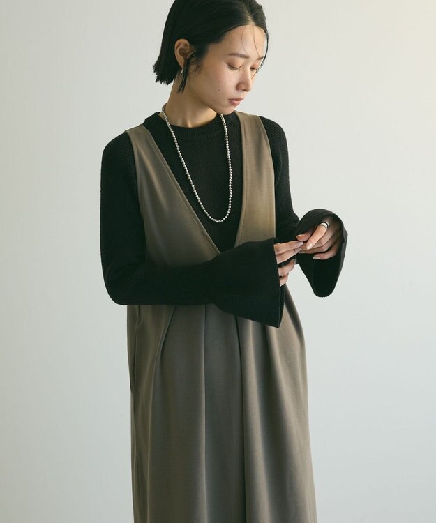 Green Parks armonia.前後２ｗａｙポンチジャンスカ Charcoal Gray