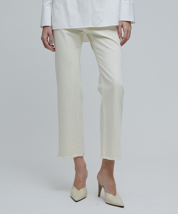 BEIGE， 【洗える】VICTOR / カットオフデニム Absinthe