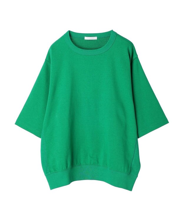 Green Parks コットンＵＳＡミニ裏毛七分袖トレＴＥＥ Green