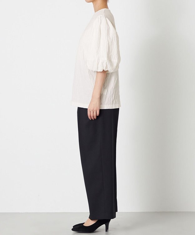 NAVE 【Nave】クラッシュコットン ブラウス ホワイト系