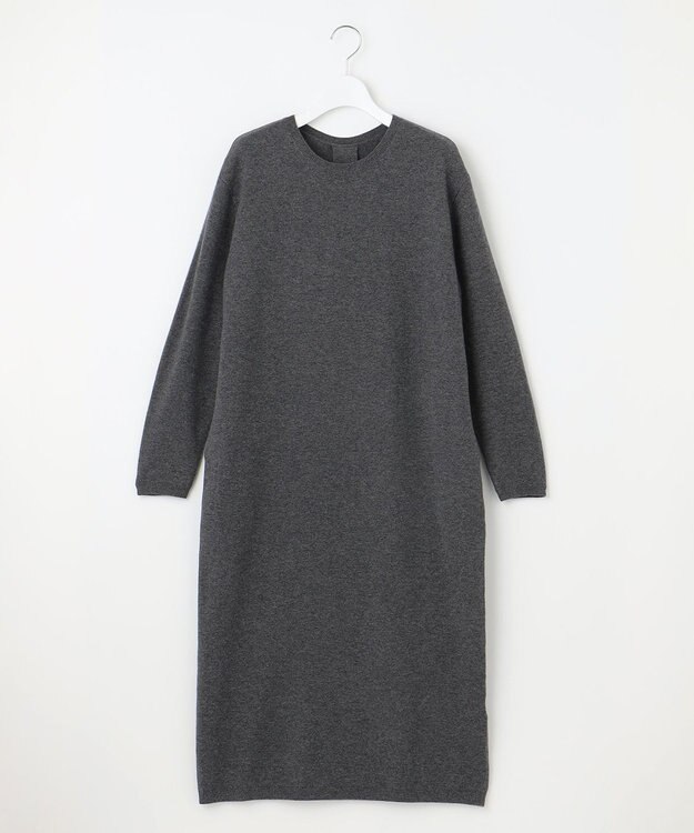 23区 S 【エステータ】マーセライズドウールカシミヤ ニットワンピース グレー系