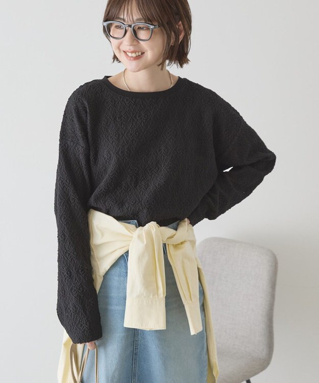 AMERICAN HOLIC 総レースプルオーバー Black