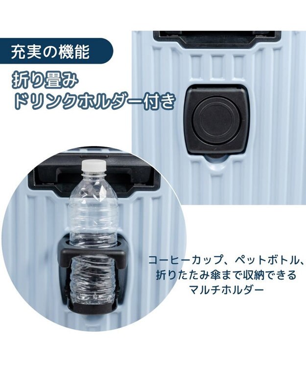 Mother garden しろたん スーツケース 《トラベル柄》 -