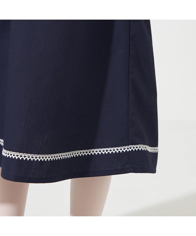 Chacott ジップアップワンピース ネイビー