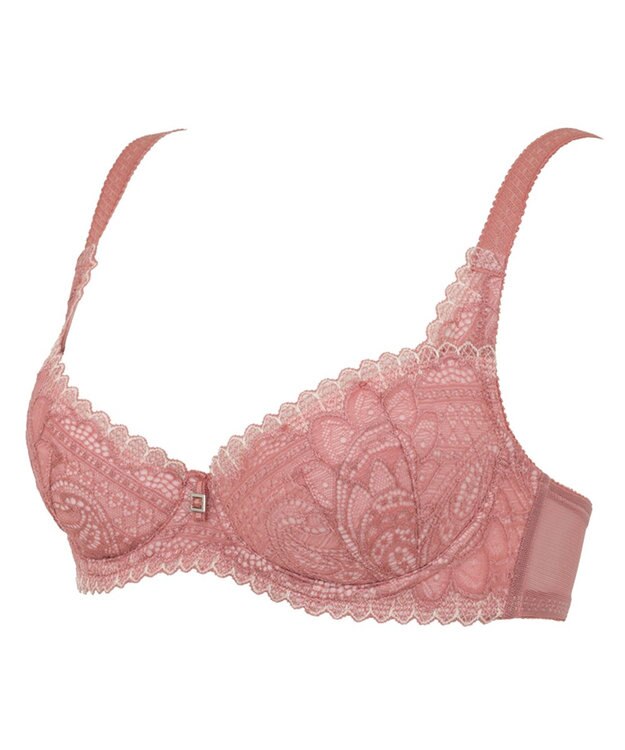 BRADELIS New York 【BRADELIS New York】ジャスミンステップ1ブラ23A2 幅広ワイヤーでしっかりお肉を集めて谷間を作る補整ブラ ピンク