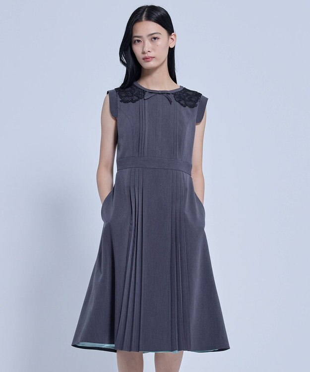 TOCCA 【00サイズあり】SONGBIRD LACE ドレス グレー系